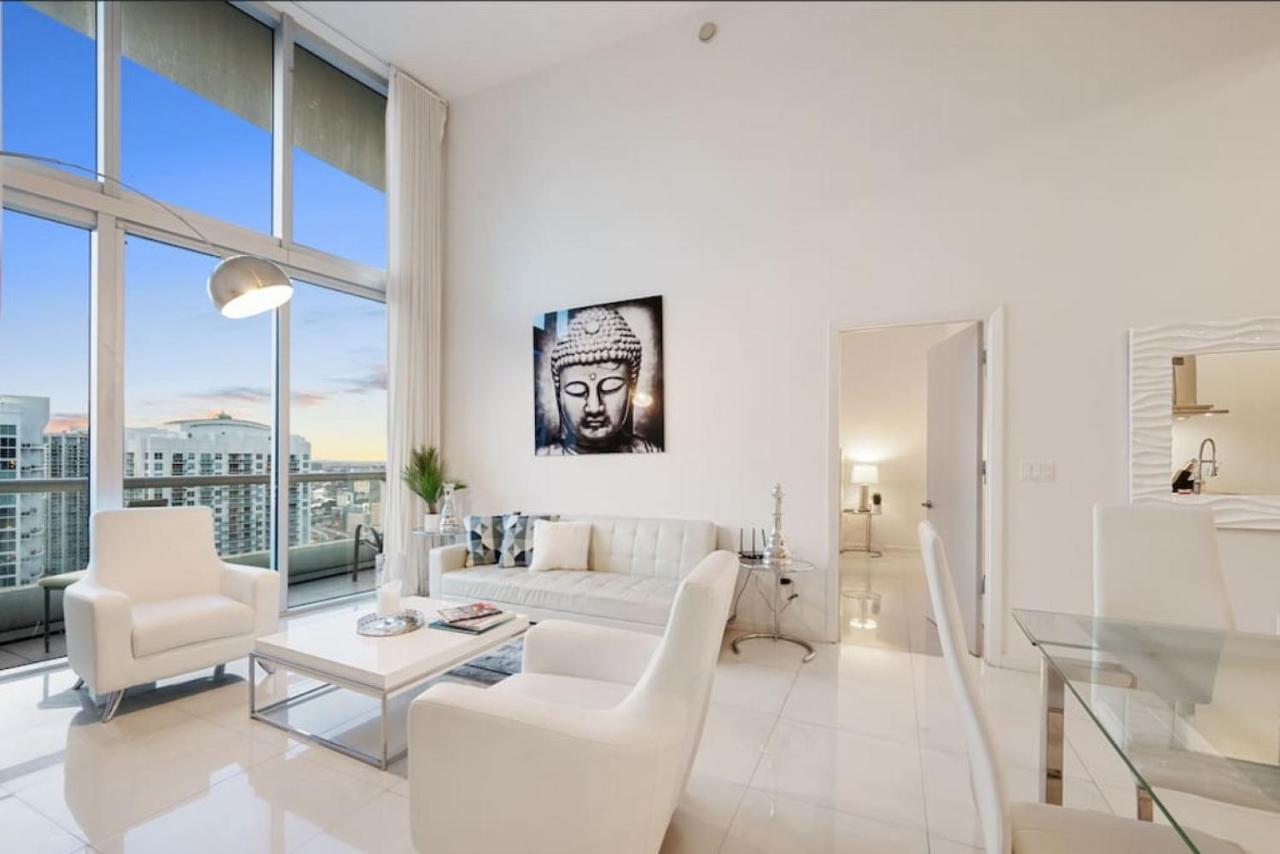 Beautiful One Bedroom Condo 16Ft Ceilings At The W Μαϊάμι Εξωτερικό φωτογραφία